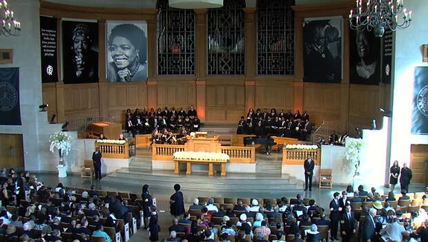 Poet Maya Angelou Remembered At Memorial Service CBS News