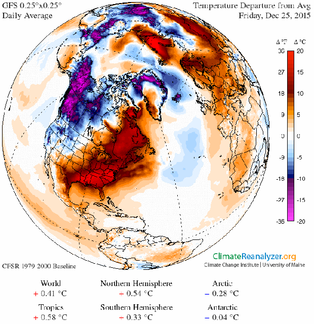 Warmest Christmas on record for parts of U.S. CBS News