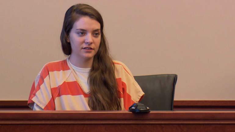 Shayna Hubers takes the stand