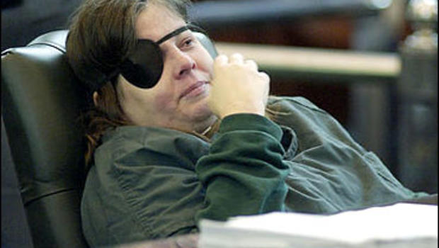 Convicted child murderer <b>Christine Wilhelm</b> listens as her husband makes a ... - image571408x