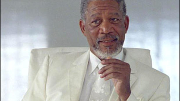 Morgan Freeman as The Almighty in scene from movie &quot;Bruce Almighty&quot;, - image582528x