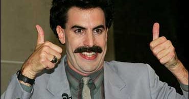 'Borat' Conquers The Blogs High Five! CBS News