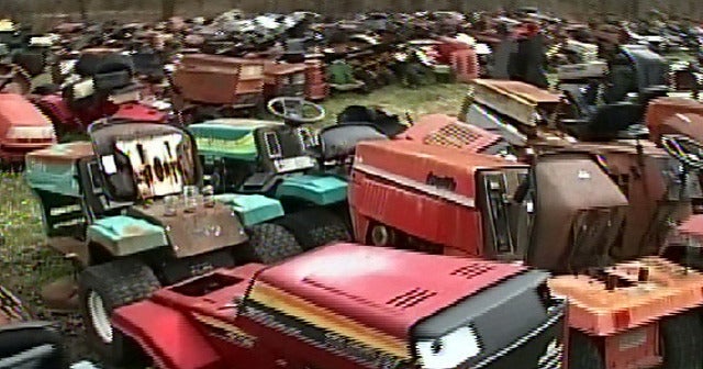 Oklahoma "Lawnmower Graveyard" Videos CBS News