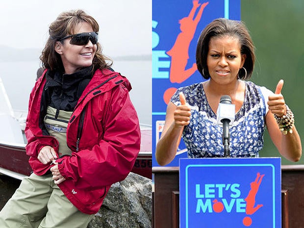 Sarah Palin lashed out at Michelle Obama's "Let's Move" campaign.