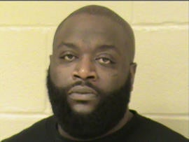 This booking photo provided by the Shreveport, La. Police Department shows rapper Rick Ross. Authorities said Ross, whose real name is William Roberts II, was arrested Friday, March 25, 2011 in Shreveport, La., on a charge of first-time possession of marijuana after police responded to a complaint about the smell of marijuana coming from a hotel room. He was issued a misdemeanor summons and released after Friday night�s arrest. (AP Photo/Shreveport Police Department)