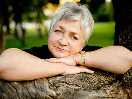 older woman, cancer, menopause, thoughtful, treatment, stock, 4x3