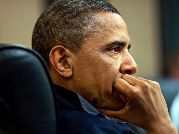 President Obama in the Situation Room