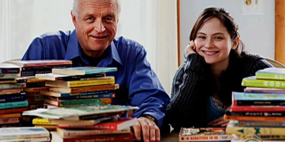 Father read to daughter every night until college