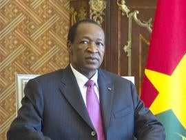 Burkina Faso's President Blaise Campaore