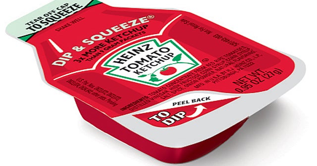 Reinvented Heinz ketchup packets hitting stores CBS News