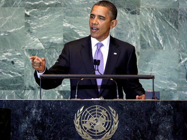 President Obama addresses the United Nations General Assembly