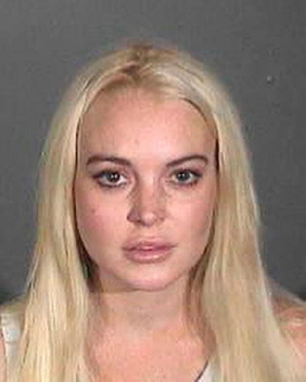 Lindsay Lohans Mug Shot Released Picture Cbs News