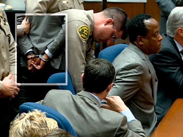Conrad Murray placed on suicide watch hours after Michael Jackson conviction
