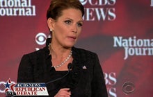 Bachmann on increasing military spending