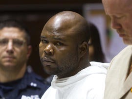 Lamont Pride stands at his arraignment