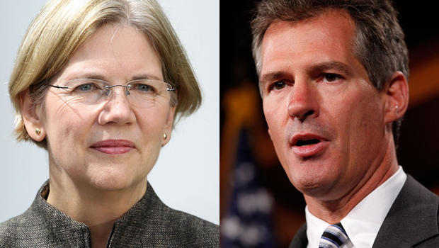 Poll: Brown, Warren neck-and-neck in Massachusetts Senate race - Elizabeth-Warren-and-Scott-Brown