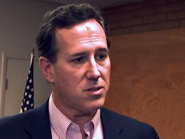 Santorum on creating high-paying manufacturing jobs