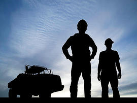 miners, mining, exhaust, diesel, construction workers, stock, 4x3
