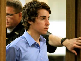 TJ Lane, 17, appears in Juvenile Court in Chardon, Ohio, May 2, 2012.