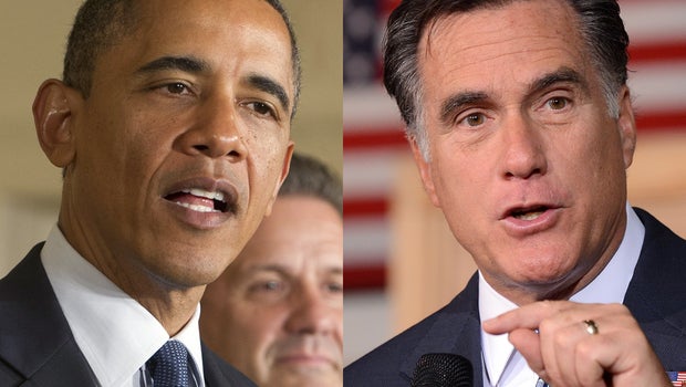 President Barack Obama and Mitt Romney