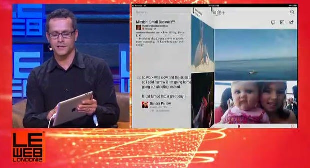 The Flipboard prototype brings its familiar page-turning experience to Google+ text and photos.