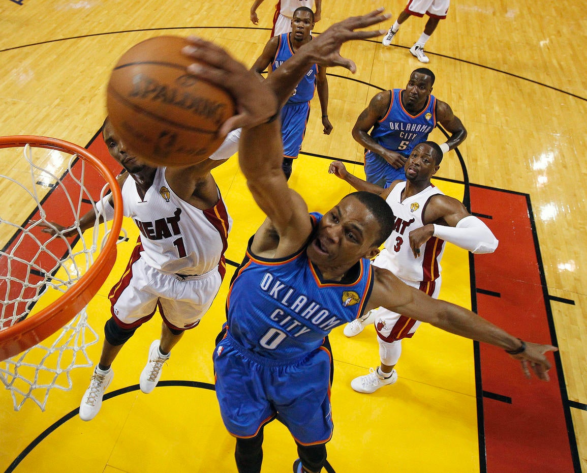 Miami vs Oklahoma City Game 2 2012 NBA Finals Pictures CBS News
