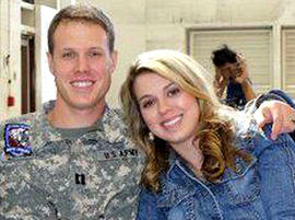 Capt. Ian Morrison and his wife, Rebecca.