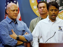Mitch Landrieu, Bobby Jindal, louisiana, isaac
