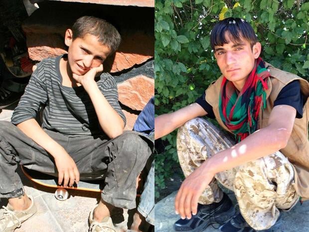 Mohammed Eeza, 13, and Nawab, 17