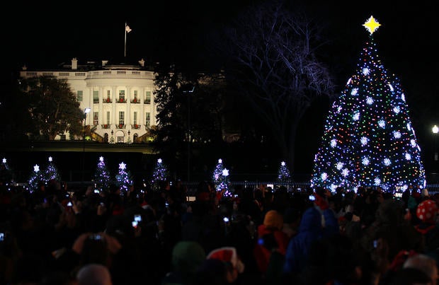 2003 national christmas tree obama lights national 2003 national christmas tree obama lights national