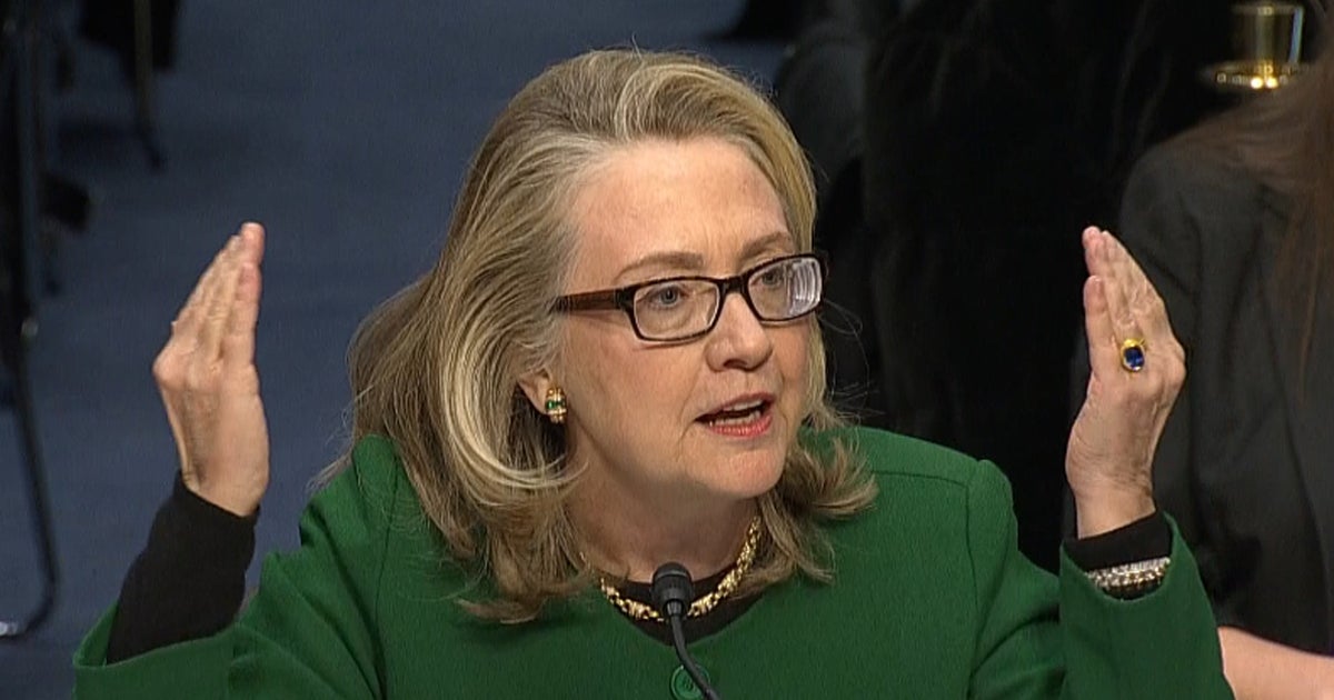 Clinton's glasses correct double vision after concussion Videos CBS