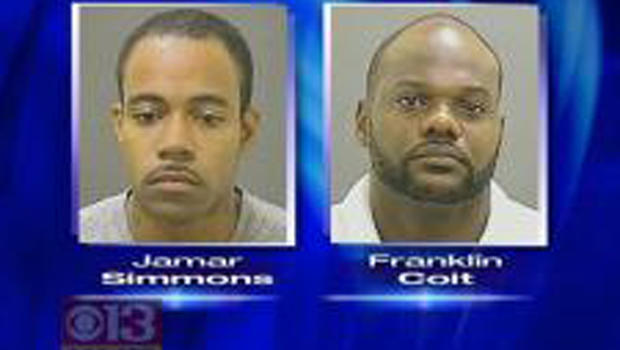 Jamar Simmons, left, and Franklin Coit - firefighter-prostitution