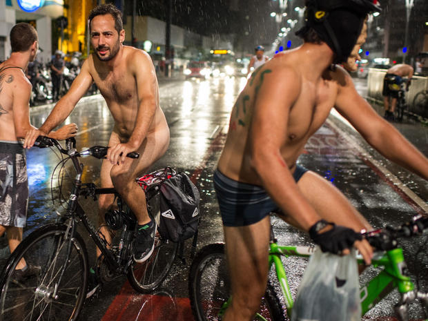 Nude Cyclers Celebrate World Naked Bike Ride Photo Pictures CBS News