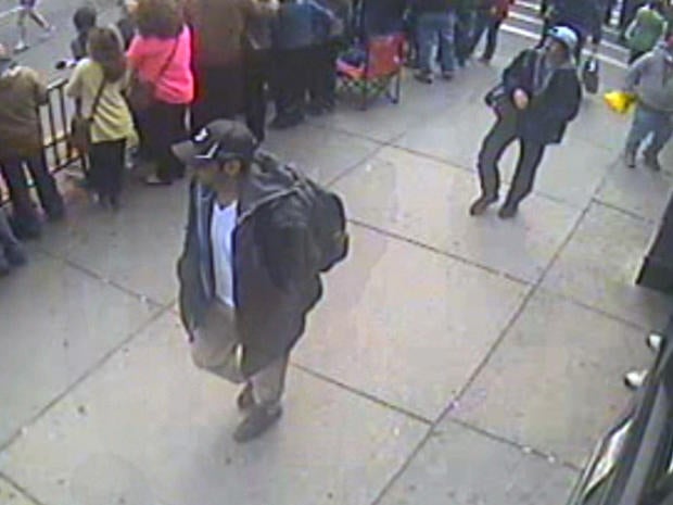 Boston marathon bombing suspects video grab