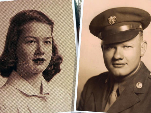 Cynthia Riggs and Howard Attebery pictured sixty years ago.