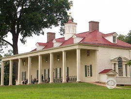 Washington's library will be located at his home on the Potomac River.