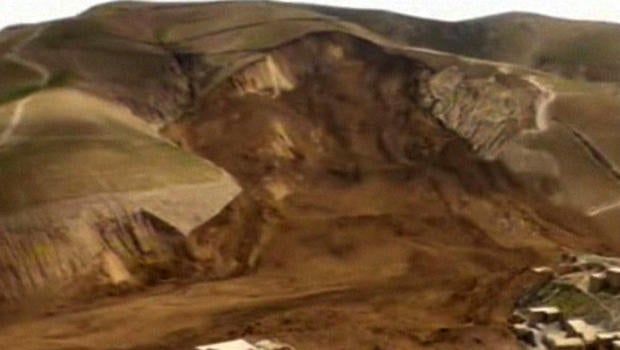 A landslide buried the village of Hobo Barik in Badakhshan province in northeastern Afghanistan May 2, 2014.