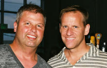 <b>Lyle Hoffman</b> (left) and Kelly Phillips in an undated photo. - ty-hoffman-with-kelly-phillips