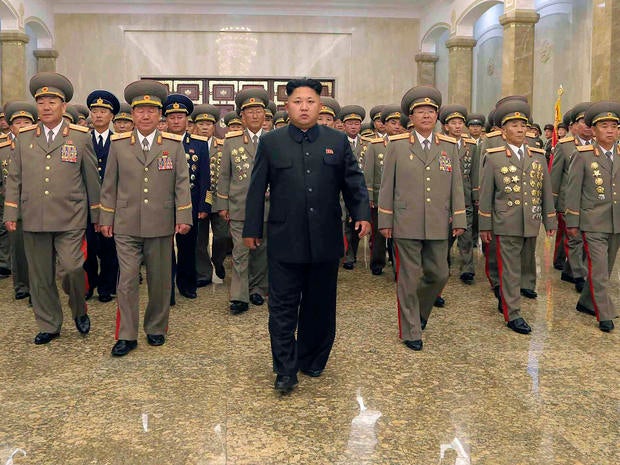 North Korean leader Kim Jong Un visits the Kumsusan Palace of the Sun in Pyongyang