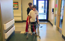 After Enterovirus, boy learns to walk again