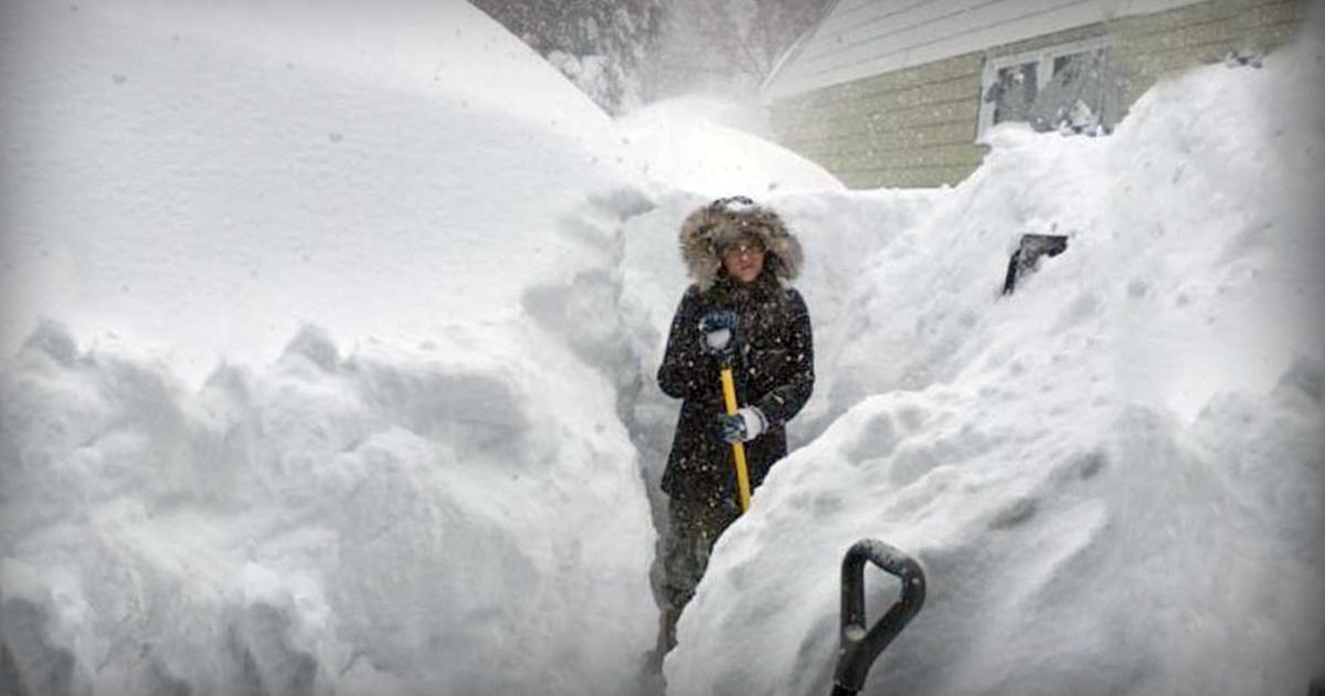 how many inches of snow did buffalo new york get
