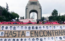  Protesters demand justice for 43 missing Mexican students