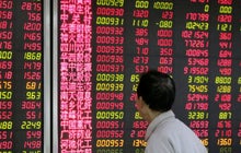 China markets shut down minutes after opening