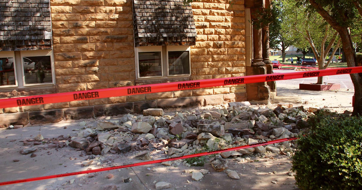 Recordtying Oklahoma earthquake felt as far away as Arizona CBS News