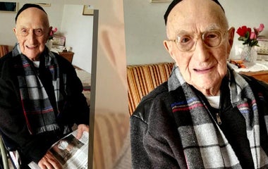World's oldest man to have bar mitzvah