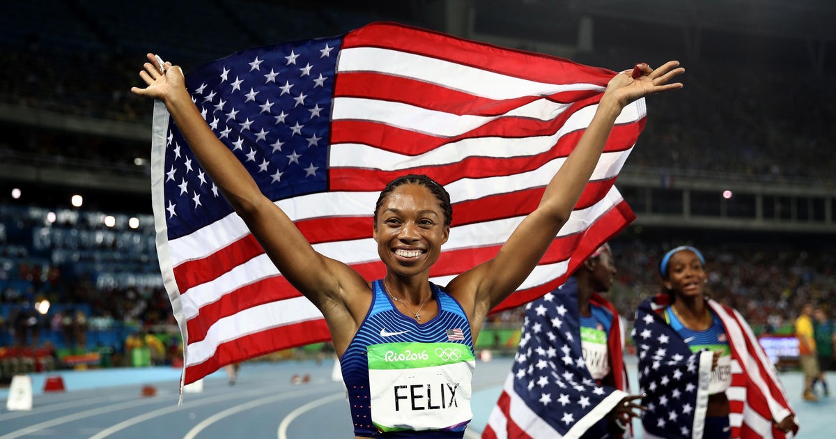 Allyson Felix reflects on "the coolest thing" about Rio Olympics - CBS News