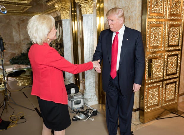 Trump and family - Production shots from Trump's interview ...