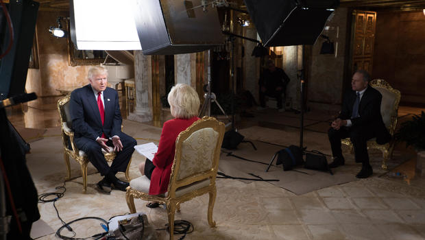 Resultado de imagen para trump CBS News interview