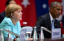 Trump and Putin loom large over president's meetings abroad