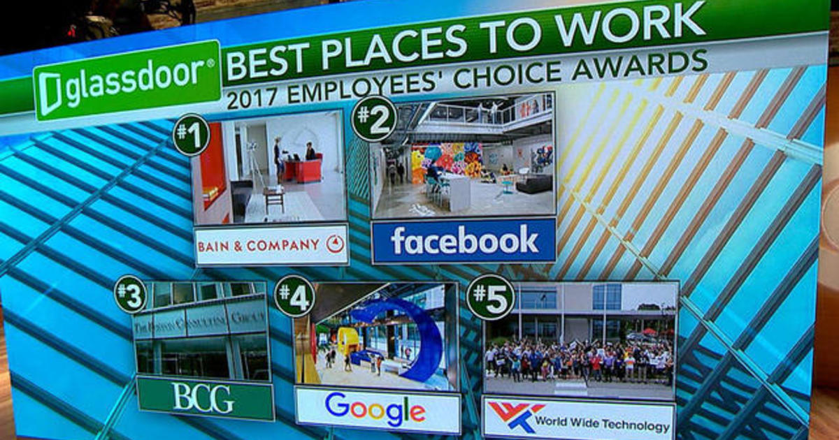 Glassdoor reveals list of best employers for 2017